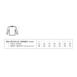 Tričko dámské s dlouhým rukávem z těžké bavlny E190 LSL women dark grey