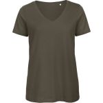 Tričko dámské s výstřihem do V Inspire V T women khaki
