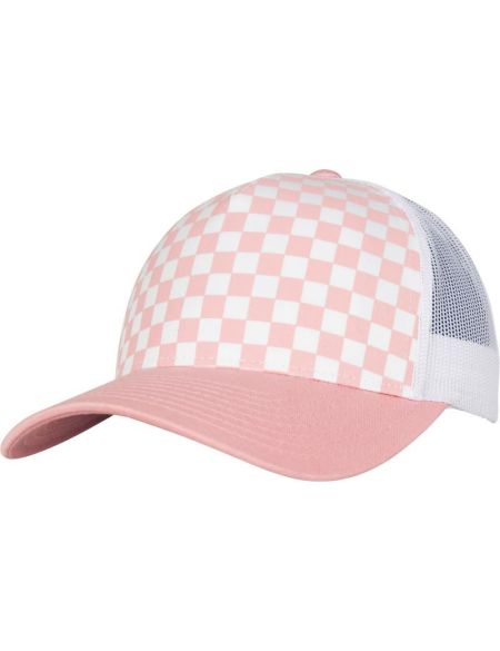 Kšiltovka Flexfit Turcket Checkerboard Flexfit 6506CB black/white