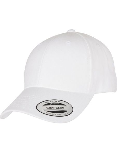 Kšiltovka 6 panelová Snapback Flexfit 6789 white