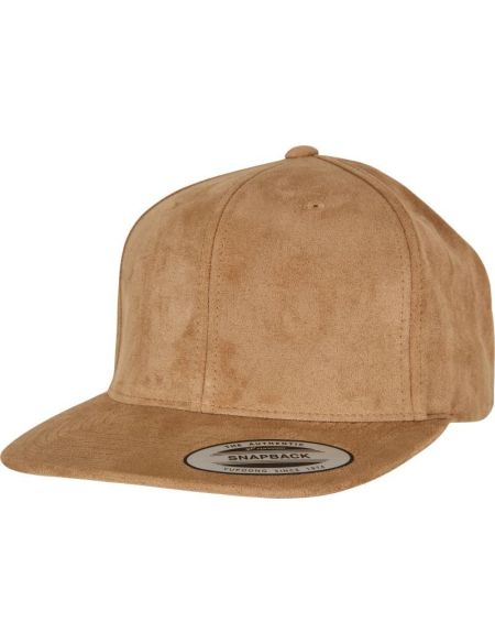 Kšiltovka 6 panelová Snapback Suede Flexfit 6089SU/6089CH black
