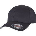 Kšiltovka 6 panelová vlněná česaná Flexfit 6277 charcoal