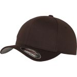 Kšiltovka 6 panelová vlněná česaná Flexfit 6277 brown