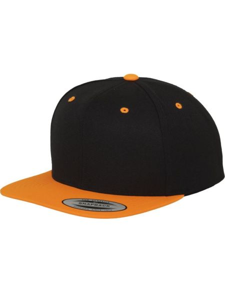 Kšiltovka 6 panelová Snapback Flexfit 6089M white