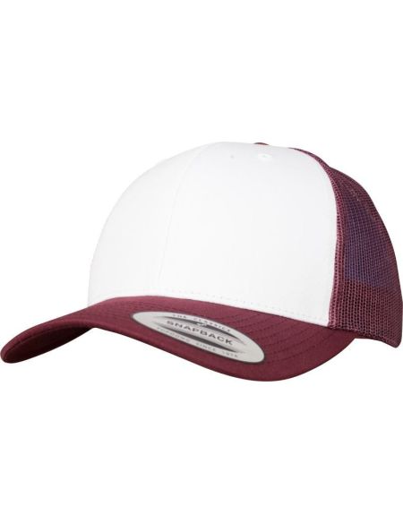 Kšiltovka 6 panelová Trucker Flexfit 6606CF black/white/black