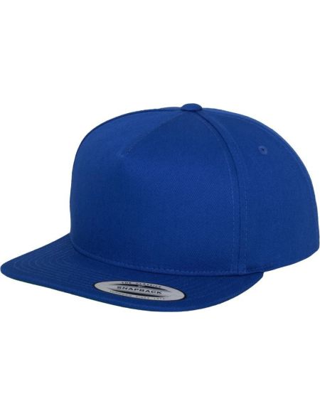 Kšiltovka 5 panelová Snapback Flexfit 6007/6007T white