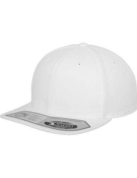 Kšiltovka 6 panelová Fitted Snapback Flexfit 110 white