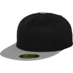 Kšiltovka 6 panelová Premium 210 Fitted Flexfit 6210/6210T black/grey
