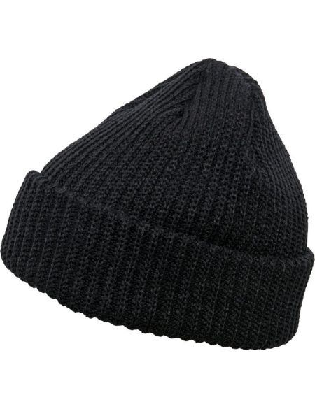 Ribbed knitted cap Flexfit 1502RB black