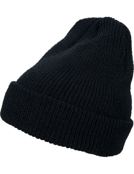 Flexfit long knitted cap 1545K black