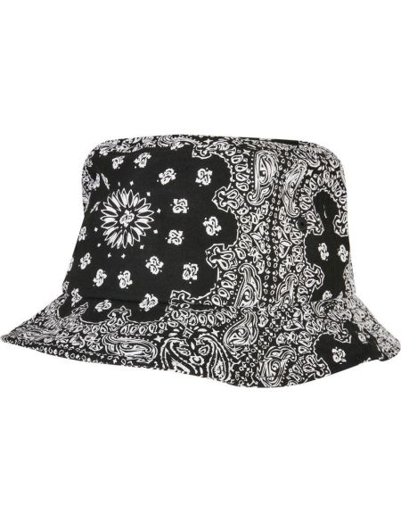 Klobouk Bandana Print Flexfit 5003BP black/white