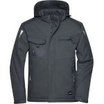 Bunda pracovní zimní softshellová Strong James Nicholson JN824 black/black