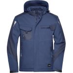 Bunda pracovní zimní softshellová Strong James Nicholson JN824 navy/navy