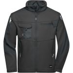 Bunda pracovní letní softshellová Strong James Nicholson JN844 black/black