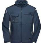 Bunda pracovní letní softshellová Strong James Nicholson JN844 navy/navy