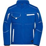 Bunda pracovní zimní softshellová Color James Nicholson JN853 royal/white