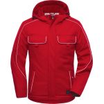 Bunda pracovní softshellová polstrovaná Solid James Nicholson JN886 red