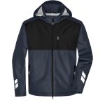 Bunda pracovní hardshellová polstrovaná James Nicholson JN1815 carbon/black
