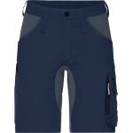 Kraťasy pracovní elastické Slim Line James Nicholson JN1811 navy/carbon