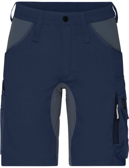 Kraťasy pracovní elastické Slim Line James Nicholson JN1811 black/black