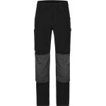 Work pants 4-way stretch Slim LLine James Nicholson JN1813 (size 42-60) medium length black