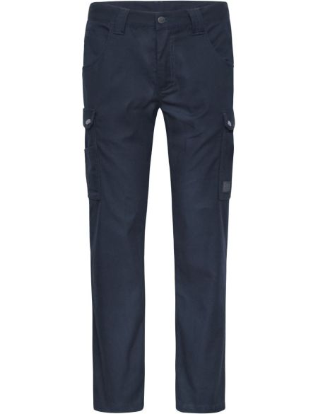 Kalhoty pracovní cargo Solid James Nicholson JN877 black