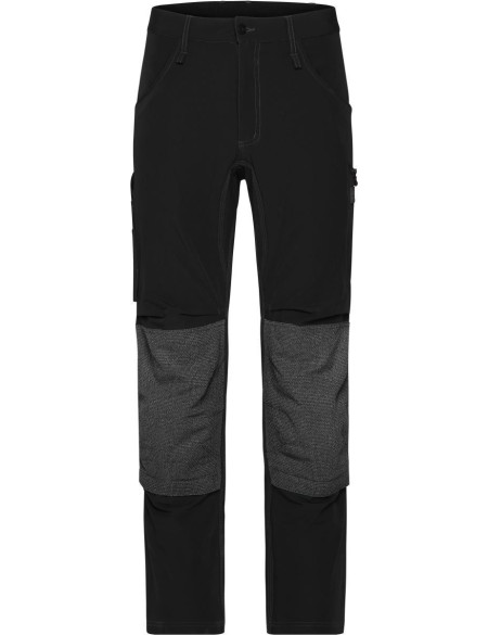 Kalhoty pracovní 4-cestně strečové Slim LIne James Nicholson JN1813L (vel.94-110) dlouhá délka black