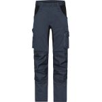 Kalhoty pracovní strečové Slim Line James Nicholson JN1812X (vel.62-64) carbon/black