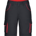 Kraťasy pracovní Color James Nicholson JN872X (vel. 62) carbon/red