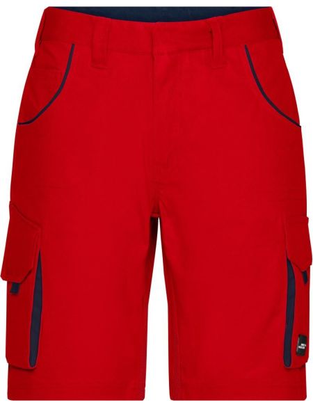 Kraťasy pracovní Color James Nicholson JN872X (vel. 62) white/royal