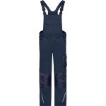 Kalhoty pracovní s laclem Strong James Nicholson JN1833S (vel.25-28) krátká délka navy/navy