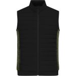 Vesta pánská s podšívkou James Nicholson JN1864 black/olive melange