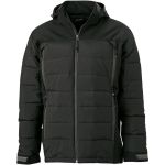 Bunda pánská outdoorová hybridní James Nicholson JN1050 black
