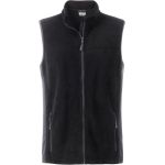 Vesta pánská pracovní fleecová Strong James Nicholson JN856 black/carbon