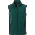 Vesta pánská pracovní fleecová Strong James Nicholson JN856 dark green/black