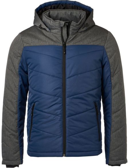 Bunda pánská zimní James Nicholson JN1134 black/anthracite melange
