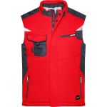 Vesta pracovní zimní softshellová Strong James Nicholson JN825 red/black
