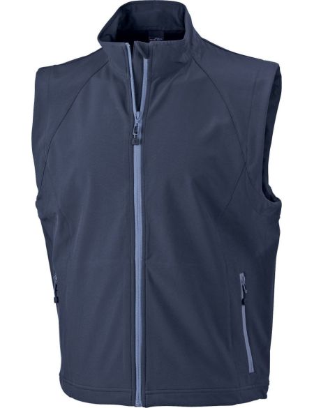 Vesta pánská 3-vrstvá softshellová James Nicholson JN1022 off white