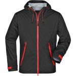 Men's 3-layer Winter Sports Softshell Jacket James Nicholson JN1053 navy
