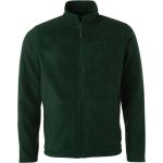 Mikina pánská mikrofleecová James Nicholson JN782 dark green