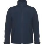 Bunda dětská 3-vrstvá softshellová BC Hooded Softshell kids navy