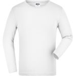 Tričko dětské s dlouhým rukávem James Nicholson JN913K white