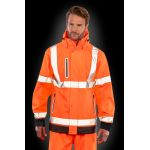 Bunda bezpečnostní delší střih Result R507X fluorescent orange/black