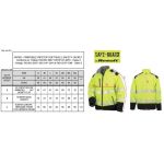 Bunda bezpečnostní softshellová Result R476X fluorescent yellow/black