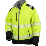 Bunda bezpečnostní softshellová Result R476X fluorescent yellow/black