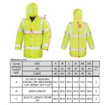 Parka bezpečnostní Result R218X fluorescent orange