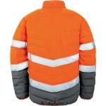 Bunda pánská bezpečnostní Result R325M fluorescent orange/grey