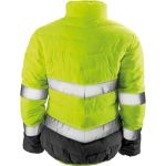 Women's safety jacket Result R325F fluorescent yellow/grey
