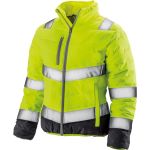 Women's safety jacket Result R325F fluorescent yellow/grey