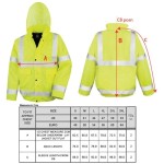 Bunda zimní bezpečnostní Result Blouson R217X fluorescent orange